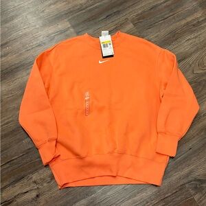 Nike Women’s Vibrant Orange Crewneck Sweater